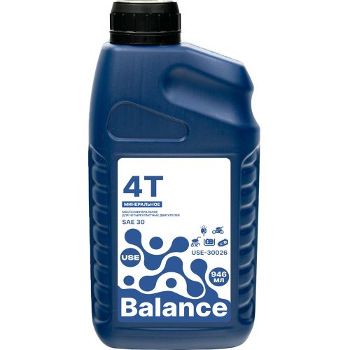 Масло USE Balance 4-х тактное минеральное SAE 30 0.946 л   USE-30026