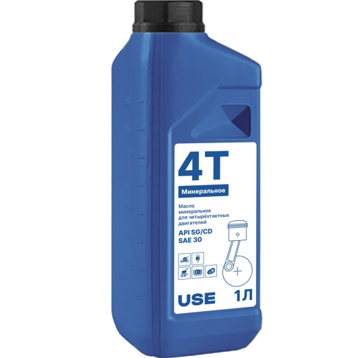 Масло USE 4-х тактное минеральное SAE 30 1 л     USE-30014