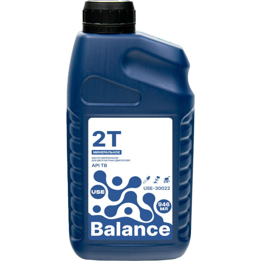 Масло USE Balance 2-х тактное минеральное API TВ 0.946 л   USE-30022