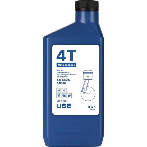Масло USE 4-х тактное минеральное SAE 30 0.6 л   USE-30334