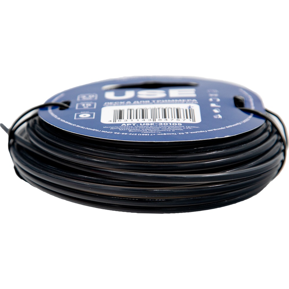 Леска USE 3.0*15 м (круг с сердечником)   USE-30105
